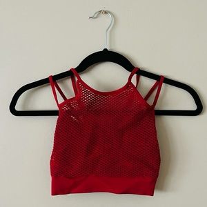 Alala red sports bra. Size small